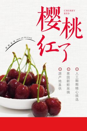 樱桃红了