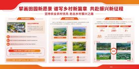 乡村振兴谱写乡村新篇章展板