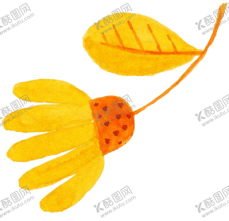 编号：59868207140613559897【酷图网】源文件下载-水彩植物