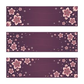 淡彩花朵