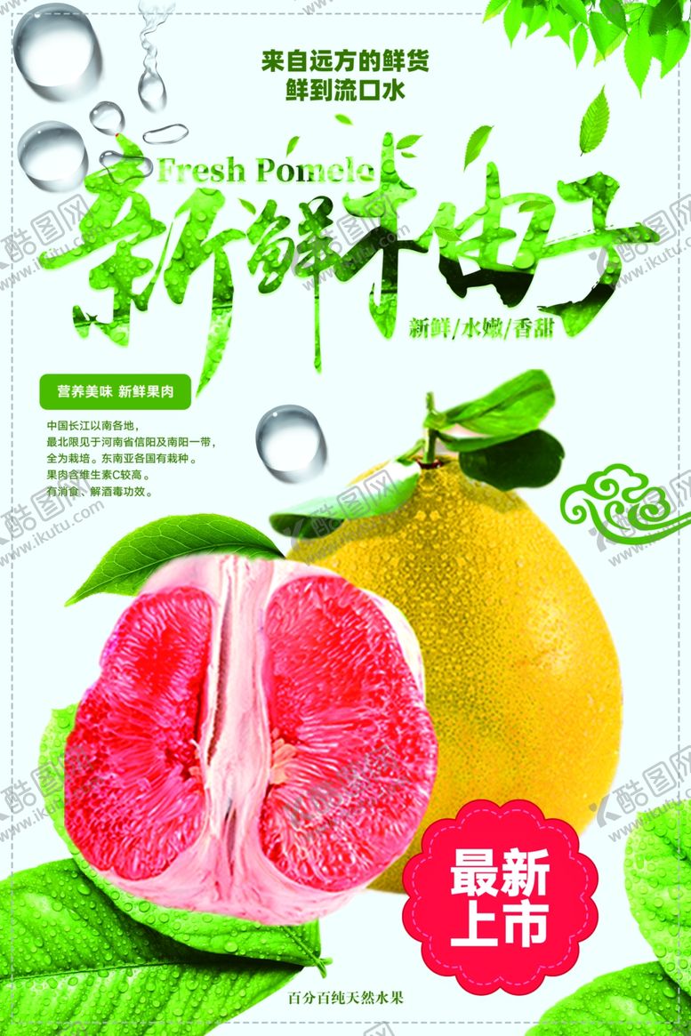 编号：18767806160936599539【酷图网】源文件下载-新鲜柚子