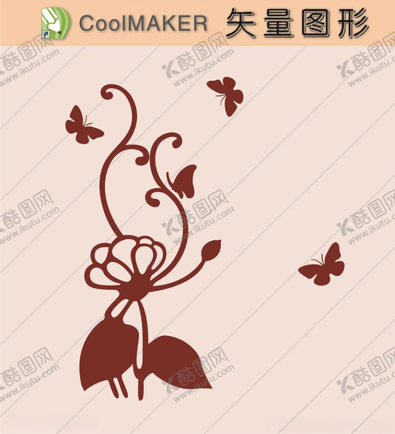 编号：74273407052017115151【酷图网】源文件下载-花草剪纸花草壁纸简洁手绘