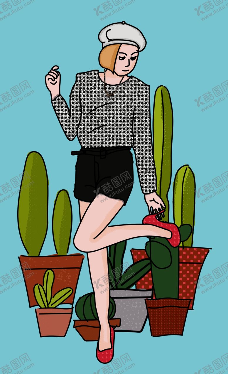 编号：51101210031824535322【酷图网】源文件下载-时尚女孩