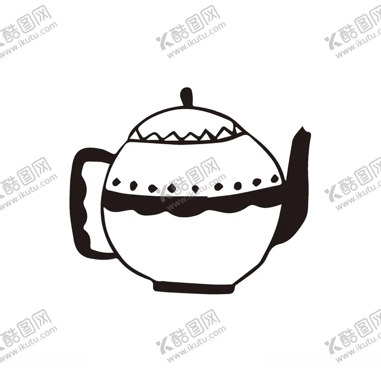 编号：79228804070153101053【酷图网】源文件下载-矢量茶水壶