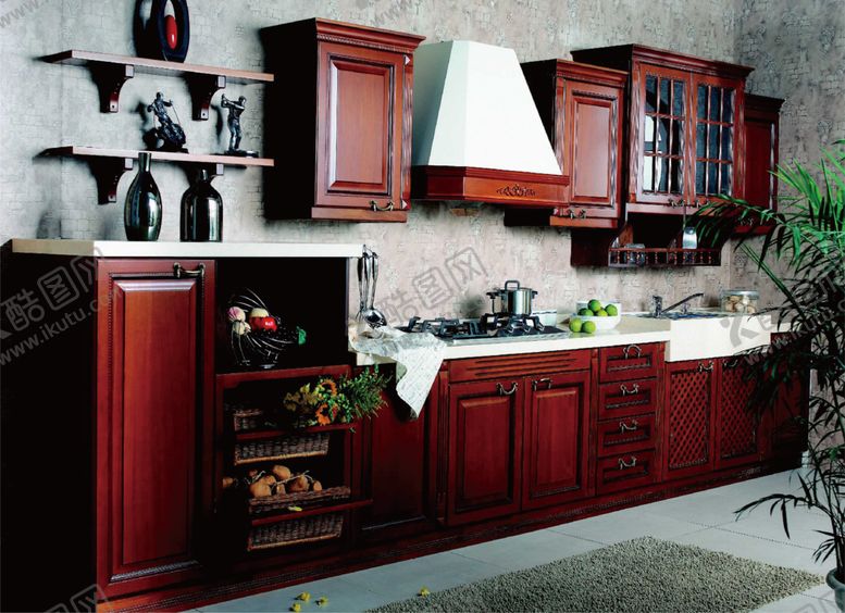 编号：14372609261923594463【酷图网】源文件下载-开放式厨房