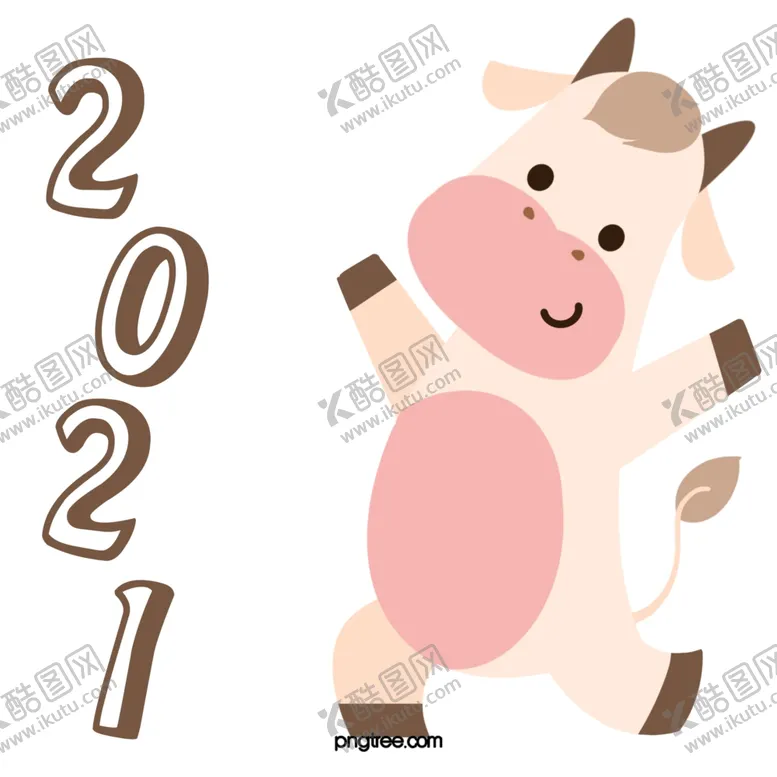 编号：62920705032138355072【酷图网】源文件下载-牛年奶牛