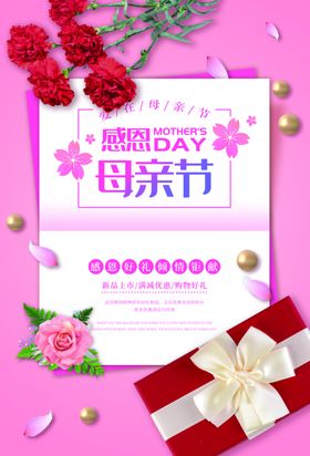 母亲节活动宣传海报展板