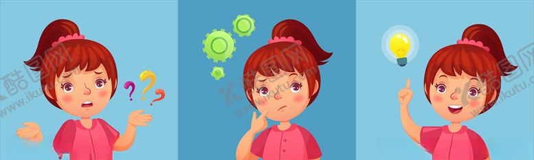 编号：31462709261732522423【酷图网】源文件下载-卡通女孩
