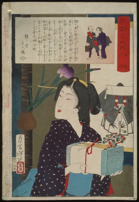 月冈芳年浮世绘百姿新柳生活场景和汉百物语