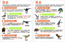 恐龙种类海报简介