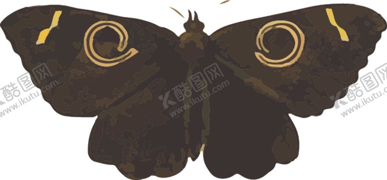 编号：61302207060400547716【酷图网】源文件下载-蝴蝶昆虫插画
