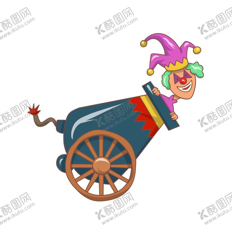 编号：91855002011546495904【酷图网】源文件下载-愚人节表演节目小丑