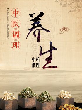 中医养生海报素材