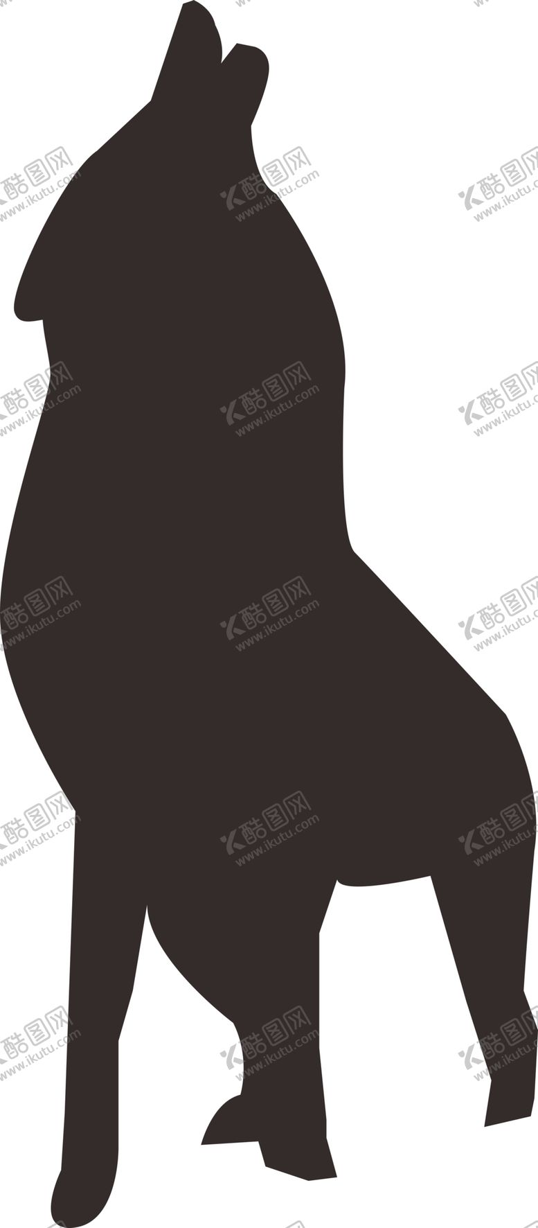 编号：48093805141849164231【酷图网】源文件下载-动物剪影