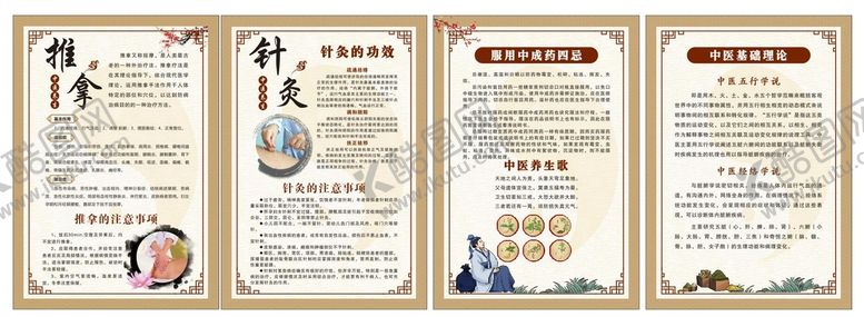 编号：97085209201030534239【酷图网】源文件下载-中医馆展板