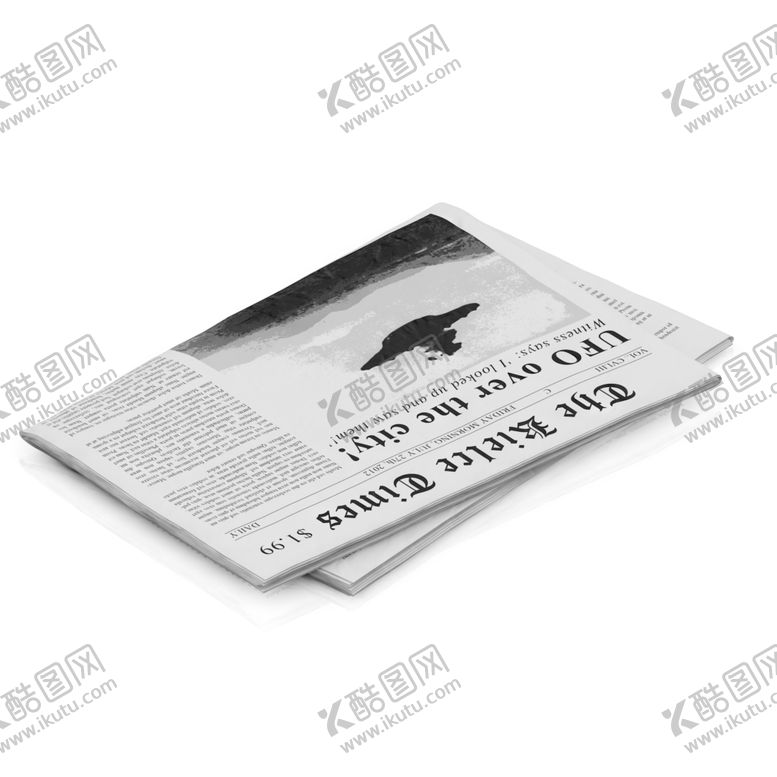 编号：34978309140557125021【酷图网】源文件下载-报纸样机