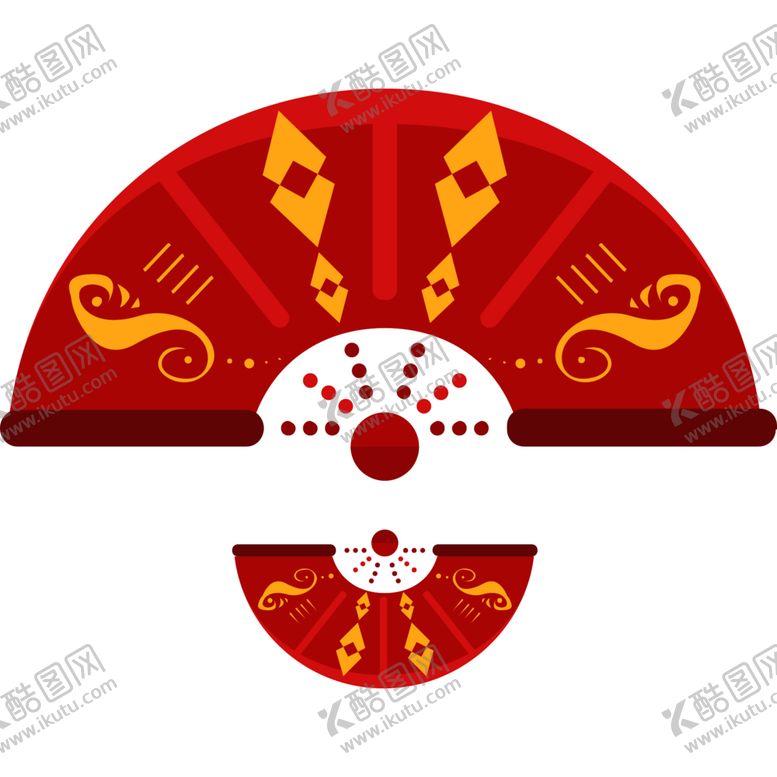 编号：60338209190010394061【酷图网】源文件下载-扇子工具图标图形标志素材