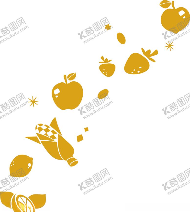 编号：24624607060332094273【酷图网】源文件下载-玉米苹果图案
