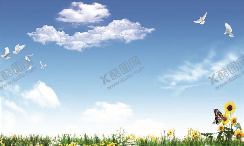 编号：97855710251351292831【酷图网】源文件下载-蓝天白云