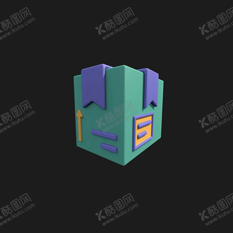 编号：65868201301719392203【酷图网】源文件下载-C4D模型快递箱子