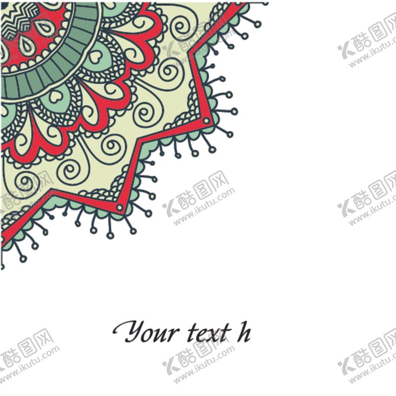 编号：80263509300243103123【酷图网】源文件下载-复古民族花纹图案