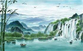 中国风景插画