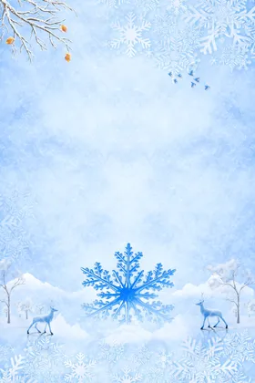 冬天氛围背景