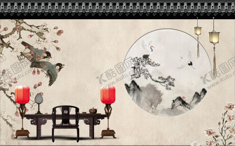 编号：85824802080824137152【酷图网】源文件下载-背景墙装饰画