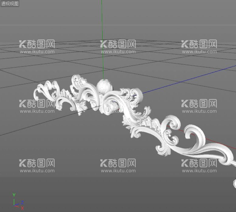 编号：64026812220249111354【酷图网】源文件下载-C4D模型欧式雕花