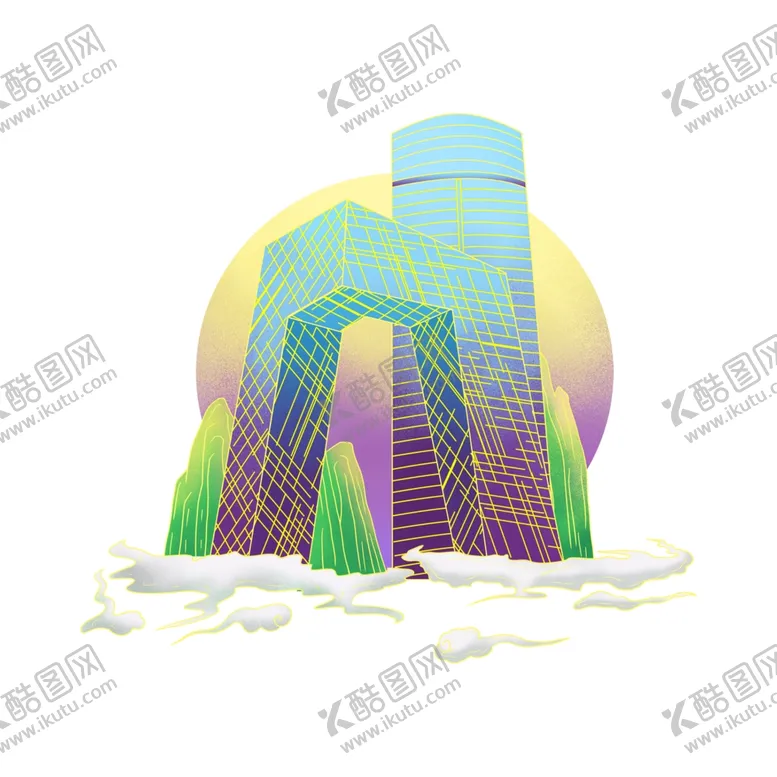编号：45584602030413165635【酷图网】源文件下载-城市地标