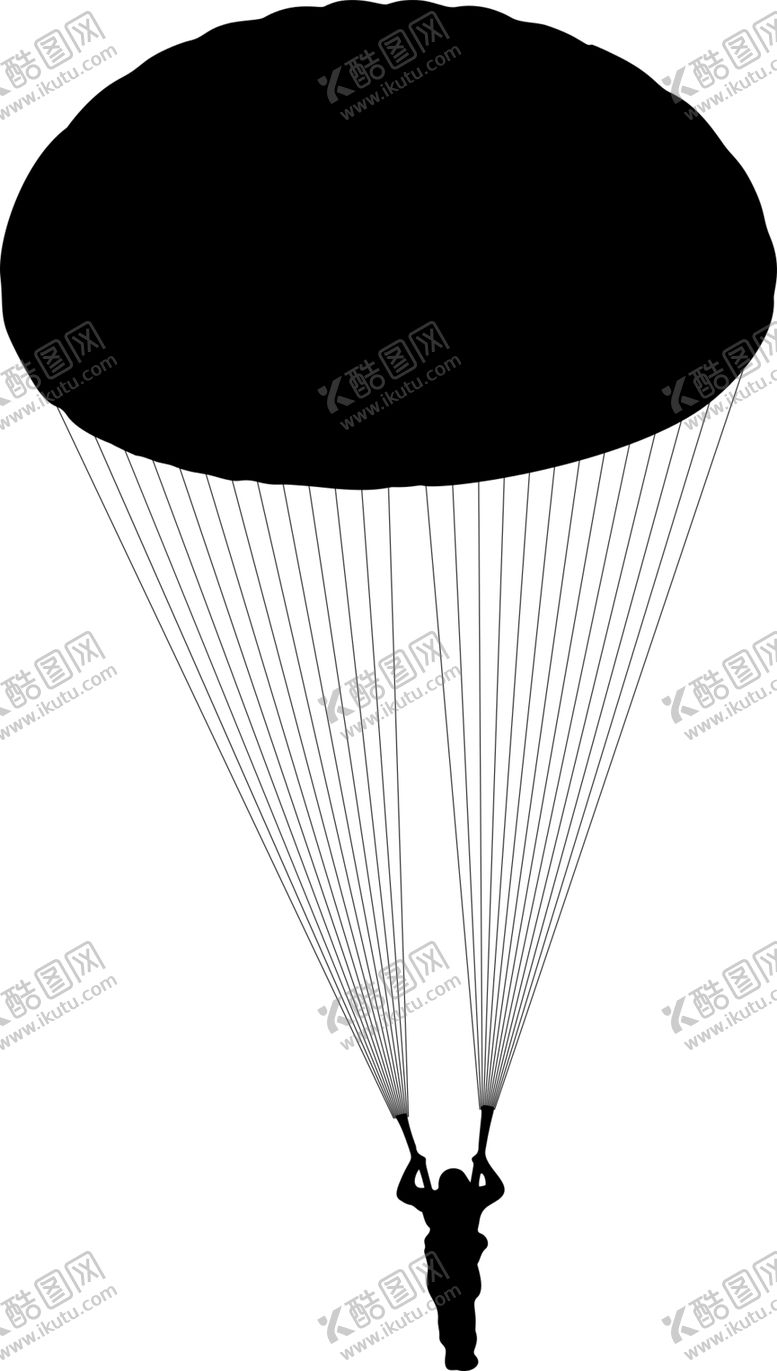 编号：22304509180352335478【酷图网】源文件下载-降落伞