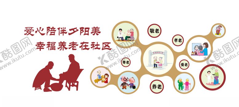 编号：77354505101031093042【酷图网】源文件下载-养老文化墙