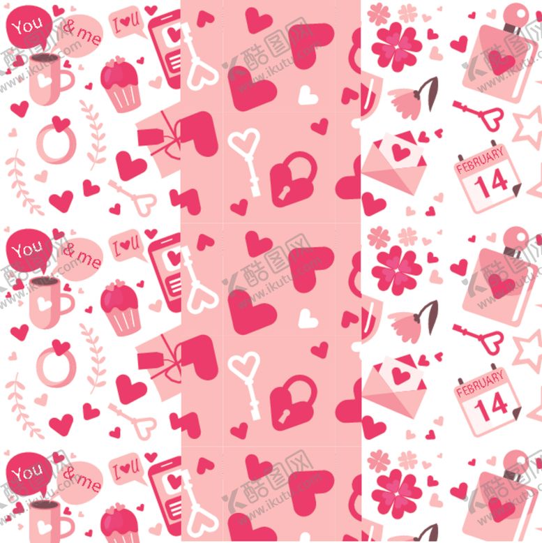 编号：24707109090554314999【酷图网】源文件下载-无缝花纹