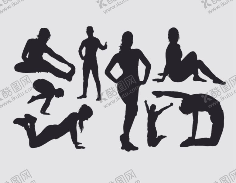 编号：23277710060655145914【酷图网】源文件下载-运动剪影