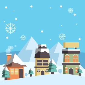 冬天背景风地形冰雪地色