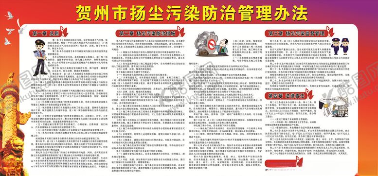 编号：72417110181824024295【酷图网】源文件下载-扬尘污染板报