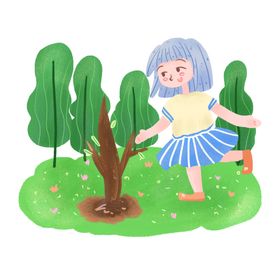 郊外活动的人物