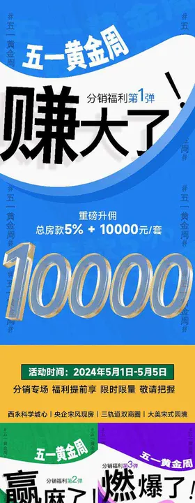 地产活动热销海报