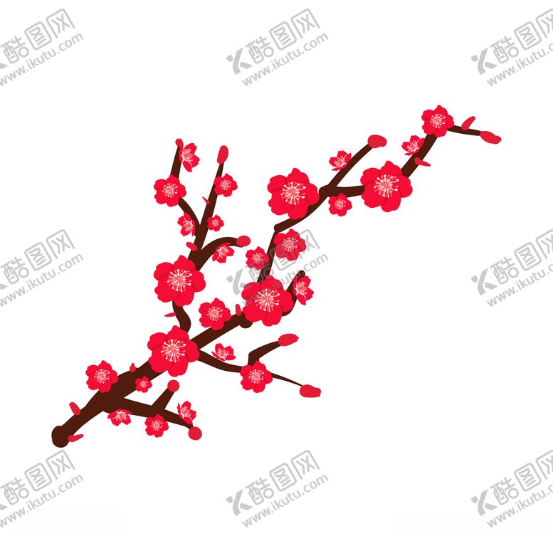 编号：84911509280032344371【酷图网】源文件下载-梅花