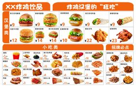 多样快餐美食海报展示
