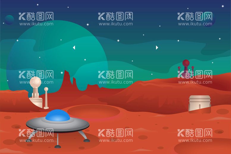 编号：30641209281133268549【酷图网】源文件下载-火星背景