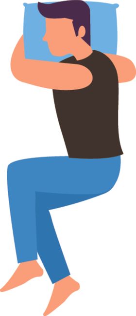 睡觉姿势休息眠