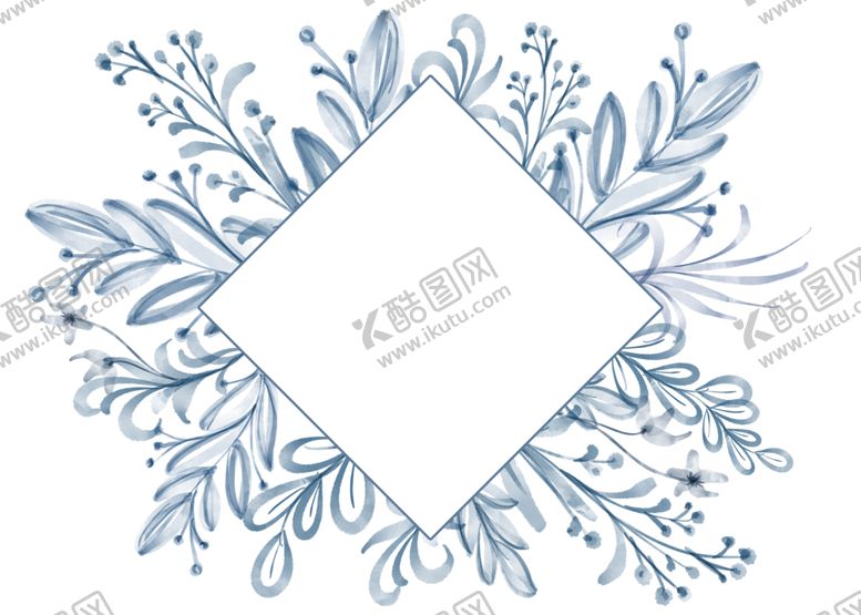 编号：27865309100025173062【酷图网】源文件下载-淡色植物树枝花朵装饰