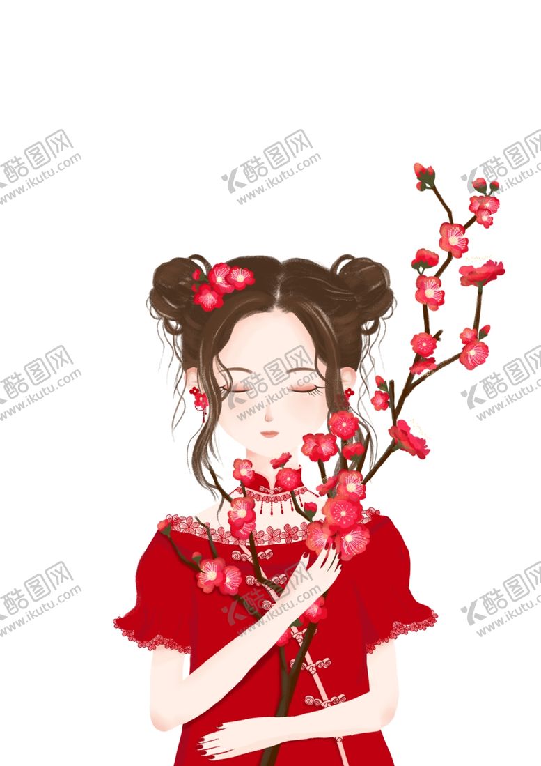 编号：62610707041044364027【酷图网】源文件下载-清新小女孩