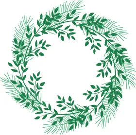 圣诞花环免抠图