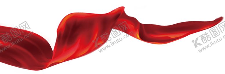 编号：53912706261836133813【酷图网】源文件下载-红色飘带
