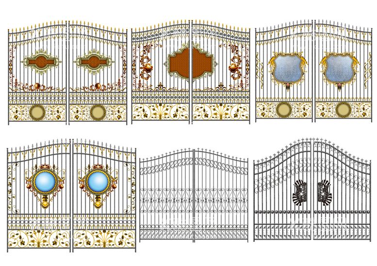 编号：73489509160827491702【酷图网】源文件下载-欧式铁艺门