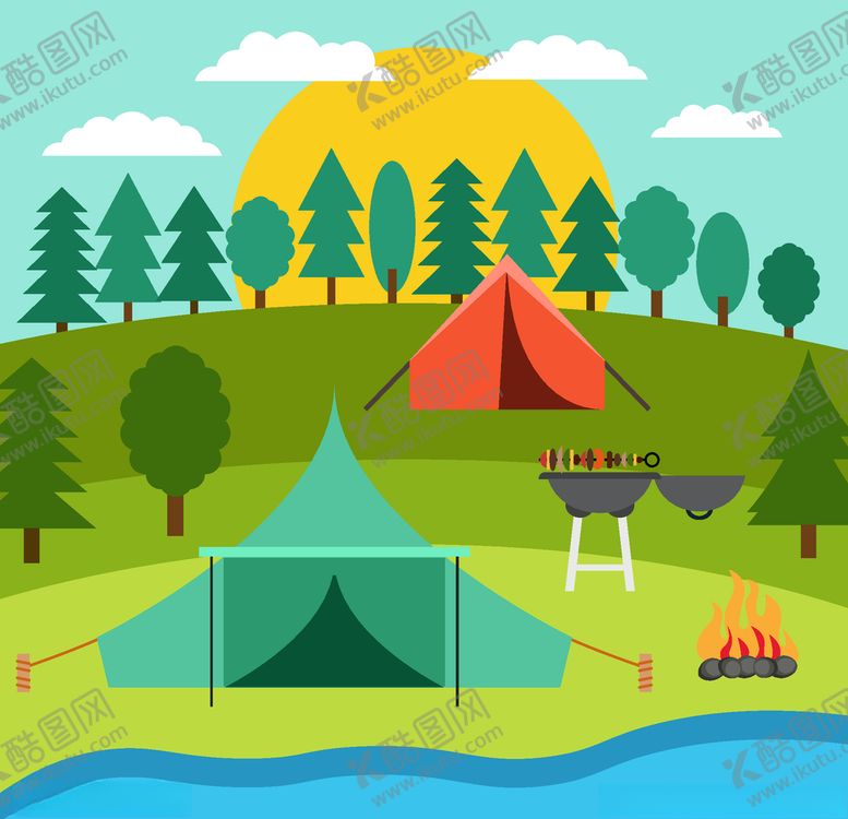 编号：57835909200055318217【酷图网】源文件下载-野营