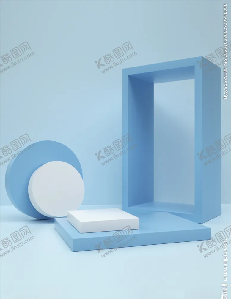 编号：96195005062148083496【酷图网】源文件下载-电商c4d立体空间感背景