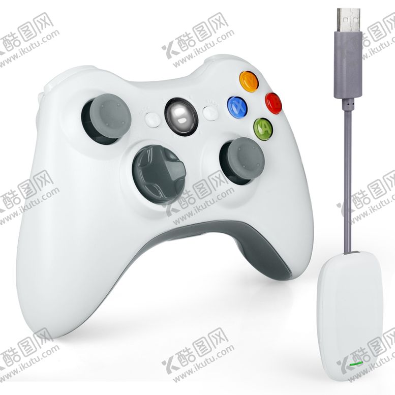 编号：98347409280344452614【酷图网】源文件下载-XBOX360手柄亚马逊白底